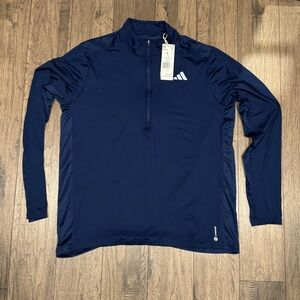 Adidas quarter zip, mens size large